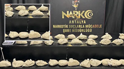 Antalya'da Şok Operasyon! 15 Kilo Eroin Ele Geçirildi!
