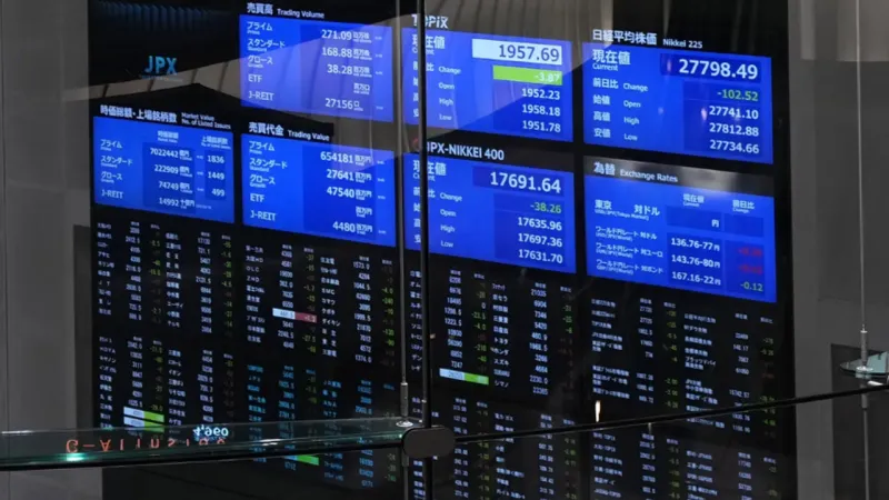 Asya borsalarında karışık bir seyir izleniyor