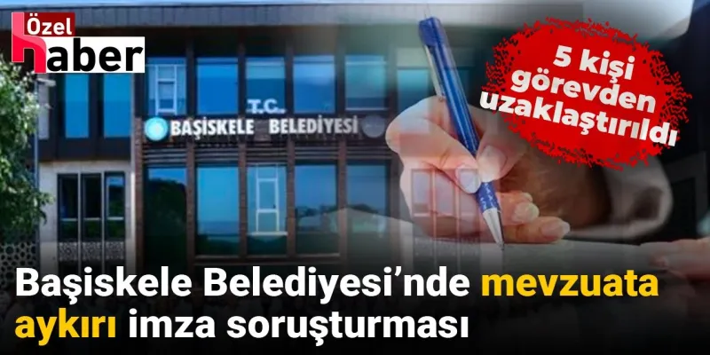 Başiskele'de Şok! 5 Personel Görevden Alındı! İşte Sebebi...