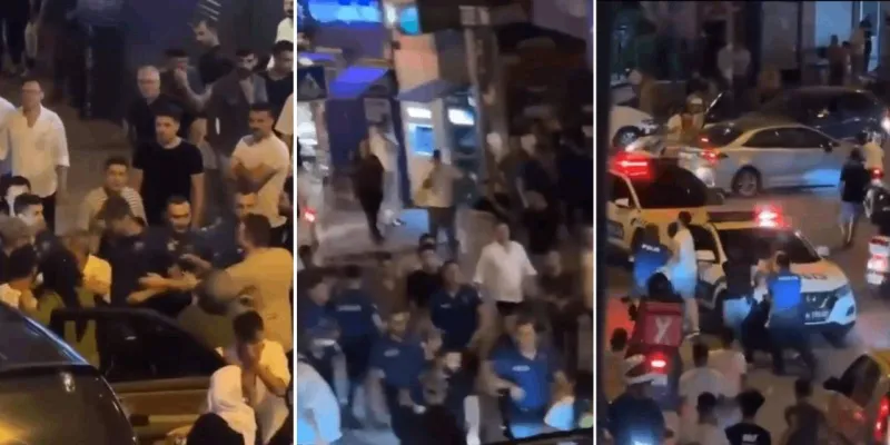 Bayrampaşa'da Gece Yarısı Olay! Polis ve Vatandaş Burun Buruna!