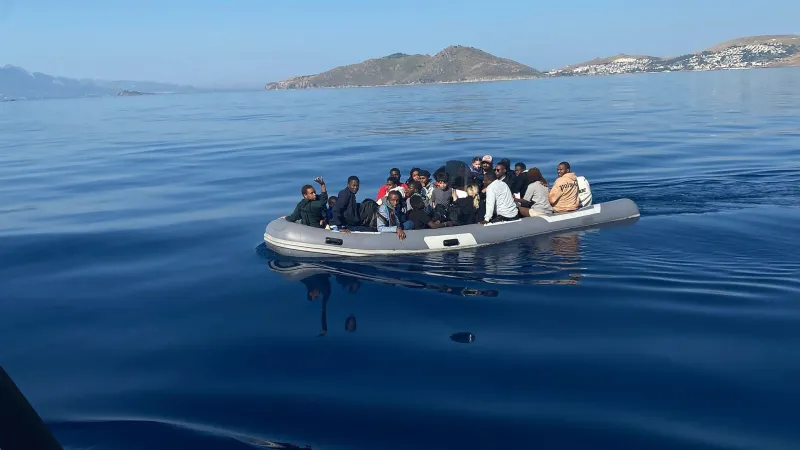 Bodrum'da 25 düzensiz göçmen yakalandı