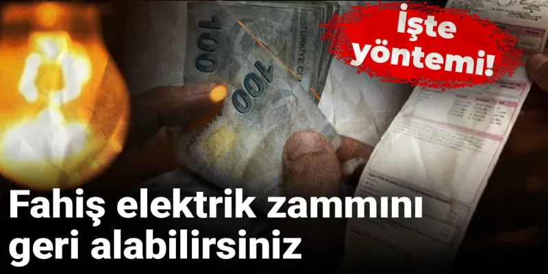 Fahiş elektrik zammını geri alabilirsiniz: İşte yöntemi