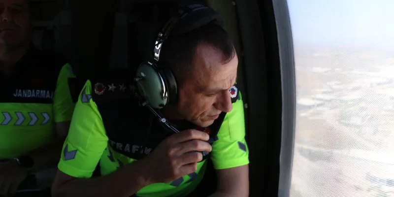 Ankara'da Helikopterli Trafik Denetimi! Bayramda Sıkı Kontroller Başladı