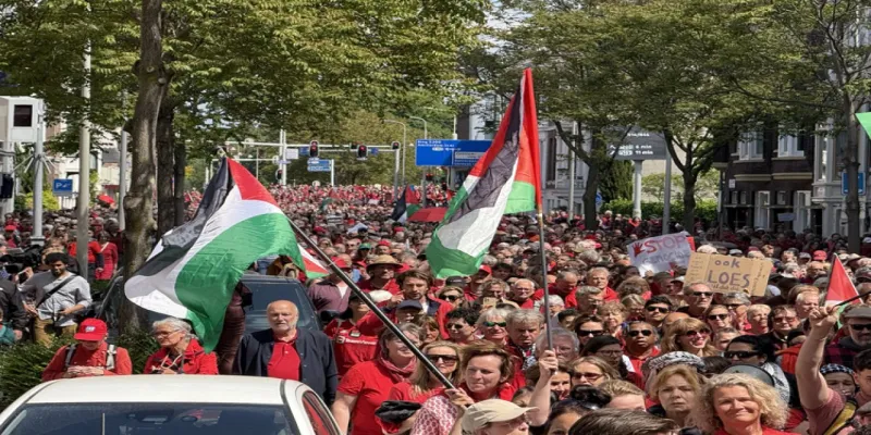 Hollanda'da İsrail'e Silah Sevkiyatı Protestosu: Liman Alarmda!