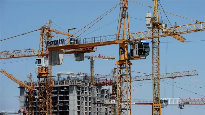 İnşaat maliyet endeksi nisanda artış gösterdi