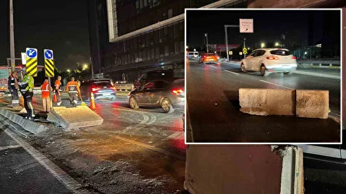 E-5'te Flaş Kaza! Otomobil Bariyerlere Çarptı, Ortalık Savaş Alanına Döndü!
