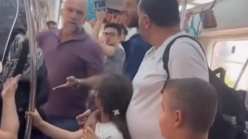 Marmaray'da Şok Saldırı! Çocukların Gözü Önünde Baba Tutuklandı!