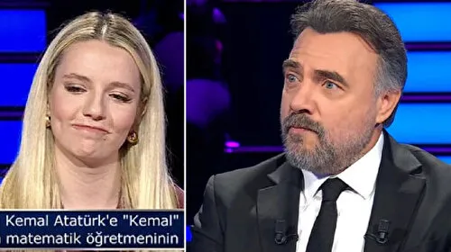 Milyonere damga vuran soru: 'Bu soruda elenirsem çok üzülürüm'