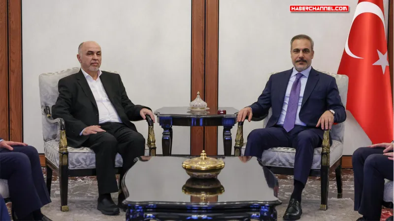 Bakan Hakan Fidan, Hamas Liderlik Konseyi Başkanı Derviş ile görüştü
