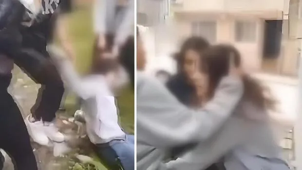 Gaziosmanpaşa'da akran kâbusu! Saçını kopararak kameraya güldü