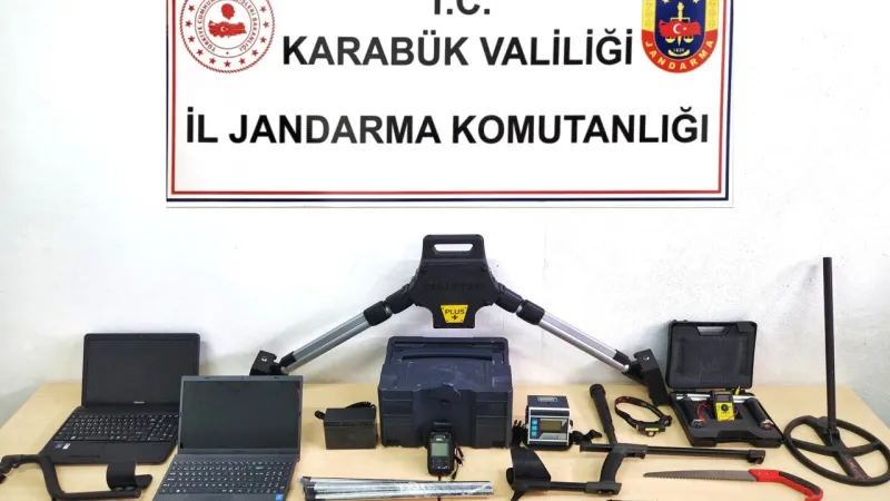 Safranbolu'da Define Avcılarına Operasyon: 2 Milyon TL'lik Ekipman Ele Geçirildi