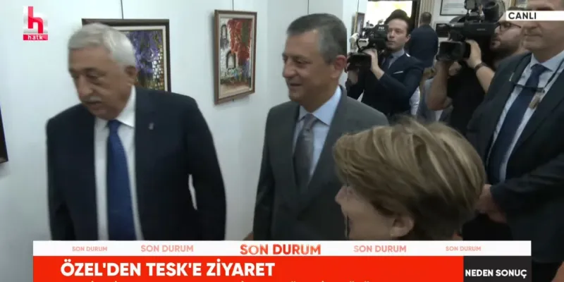 Özgür Özel'den Esnaf Ziyareti! TESK'te Neler Konuşuldu?