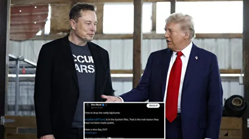 Pedofili iddiasında bulunmuştu: Elon Musk, Trump'ın 'Epstein dosyalarında' yer aldığını iddia eden paylaşımını sildi
