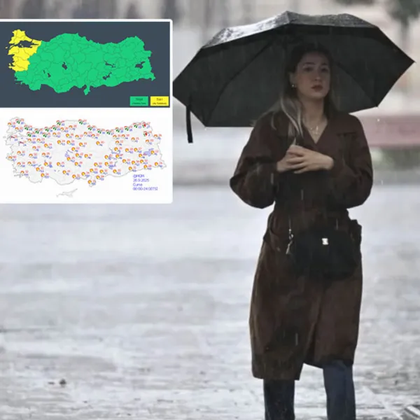 11 Kent Alarmda! Sağanak ve Fırtına Geliyor! İşte Detaylar...